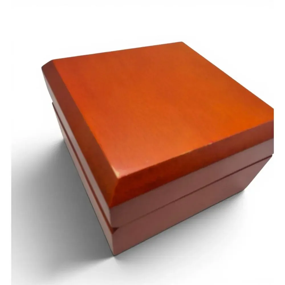Wood Jewelry Presentation Box Set Ring Box Matching Display Case